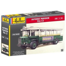 HELLER 1/24 Autobus Parisien TN6 C2 塑膠模型車, 1個