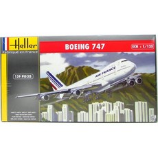 HELLER 1/125 BOEING 747 AIR FRANCE 塑膠模型客機, 1個