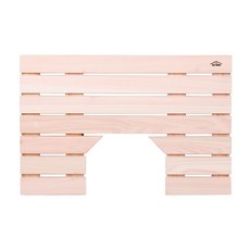 An's House 森林香氣扁柏原木腳踏板 溝槽型 60 x 42 x 3 cm, 單一顏色, 1個