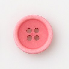 HR大鈕扣 Elsaz 防刮霧面鈕扣 18mm, 單一顏色, 12入