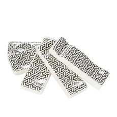 GOLDEN BELL Movic Royard 筷匙架, 黑色 + 白色, 5個