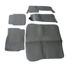 JIAODIAN 프리미엄 퀼팅 트렁크 매트 그레이 HB0707, 아우디, Q7 2006