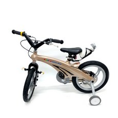 파파스토이 2019년 아동용 알파카 주니어 두발자전거 J5 (95% 조립배송), 골드, 1개