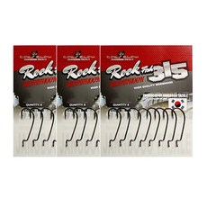 CATS CLAW 石斑魚軟蟲鉤 釣鉤 315, 3個, 3入