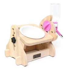 enterpet 角度調節寵物木餐桌1件, 混色, 1個