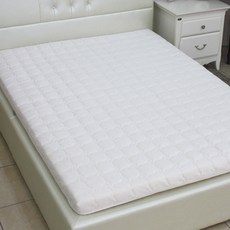 라버트리 통몰드 라텍스 매트리스 5cm, 극세사아이보리