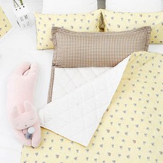 棕色四季午棉質睡墊+蕎麥殼枕一體式防水被, Baby Koala