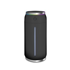 3in1 USB加濕器+LED燈+ 迷你風扇, ML-0808（黑色）