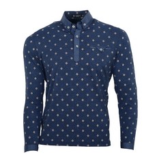 LUCEN 男款印花有領長袖T恤 CTLU2017