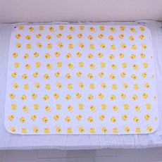 BeBeOne 小鴨防水墊, 白色, 1個