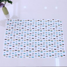 BeBeOne 印花防水墊, 白色, 1入