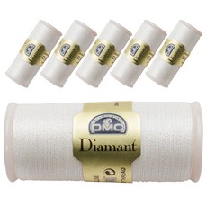 DMC 디아망뜨 태팅자수 레이스실 6p, D5200번, 6개