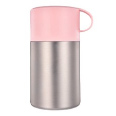 Puko Hatsu Mori粥保溫瓶, 粉色的, 600毫升