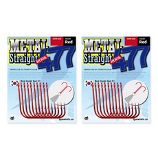 CATS CLAW 金屬直鉤 477 RED 10p, 2件