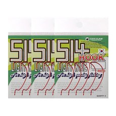 CATS CLAW 514燈線鉤紅色, 3片