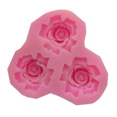 Bycell矽膠模具 花 3格, 單色