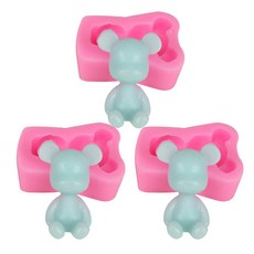 Bycell矽膠模具 小熊 3入, 一個