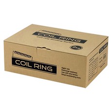 카피어랜드 3:1 스틸 코일링, 20mm, 검정, 1개