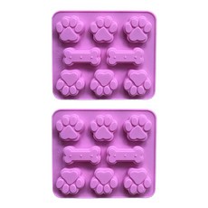 Bysell矽膠模具腳底+骨頭 2入, 單色