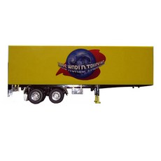 Revell 塑料模型 1/24 金屬箱拖車, 1個