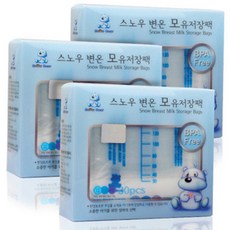 스노우베어 모유 저장팩 200ml, 30개입, 3개