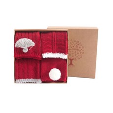 Mom's care 特殊日襪子4套 +購物袋