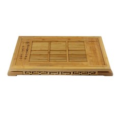 名匠茶取竹茶托 PJ912 小 64.5*36*6.5cm, 混色, 1個