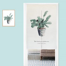 DM I love home新鮮植物客廳廚房風情窗簾, 類型 3