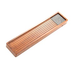 名匠丹芝烈竹茶托 PJ709 70*15*4.8cm, 混色, 1個