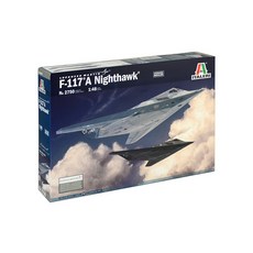 이탈렐리 ITA2750 1:48 F-117A NIGHTHAWK 프라모델 제트기, 1개