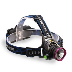 BATTLE FISHING LED頭燈HL-TC012, 紫色的, 1個