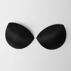 패션포인트 브라 1/2컵 타원형 NO6 M 2소, 검정, 25세트