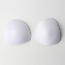 패션포인트 브라 삼각컵 볼륨패드 NO2 소 2p, 백색, 25세트