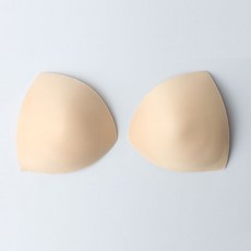 時尚亮點胸罩三角杯豐盈墊 NO2 小 2入, 淺褐色的, 25套