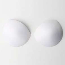 時尚水餃墊 8號 2入, 白色, 12套