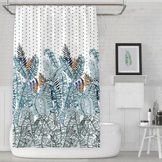 Livingjoy圖案風格浴簾 SK026 180*180cm, 1個