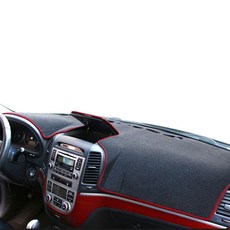 Carnix Kamil 防滑儀表板避光墊 黑色紅邊, 現代, Marcia HY17