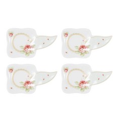 韓國 ZEN The Rose 玫瑰花朵筷架, 混合顏色, 4個