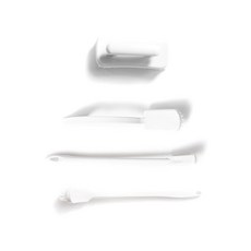 sunwooland 浴室方形地板刷+多功能刷+長縫刷+清洗刷 4件組, 混色, 1組