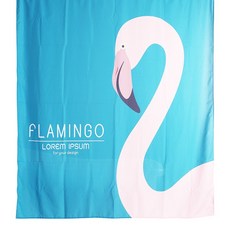 Living Joy 北歐動物浴簾 SK017 120 x 180cm, 1個