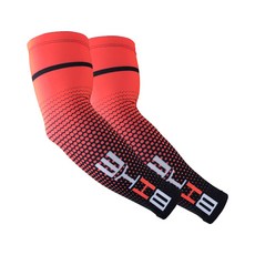 Dm Corporation 印花運動袖套, 紅色, 2個