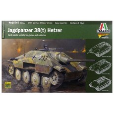 ITALERI 德國陸軍坦克殲擊車 38 t Hetcha 塑料模型, 1個