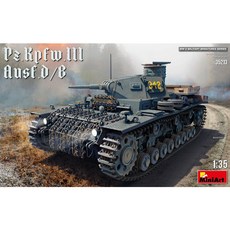 迷你藝術1:35 Pz Kpfw 3 Ausf D/B塑膠模型 MA35213, 1個
