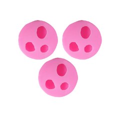 3格石頭矽膠模具 3入, 單色