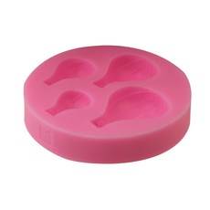 4格熱氣球矽膠模具, 單色