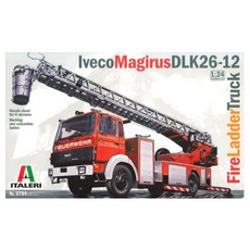 ITALERI Ibico Magirus DLK23 12 消防車帶梯塑料模型, 1個