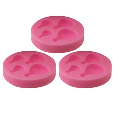 4格熱氣球矽膠模具 3入, 單色