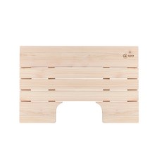 Hue Plus 扁柏檜木實木腳踏板 溝槽型 65 x 42 cm, 混合顏色, 1個