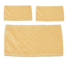 큐티펫 소동물용 엠보싱 극세사이불 노란, 3개