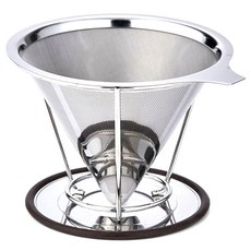 OSLO 雙層不鏽鋼咖啡濾杯, 單色, 1入